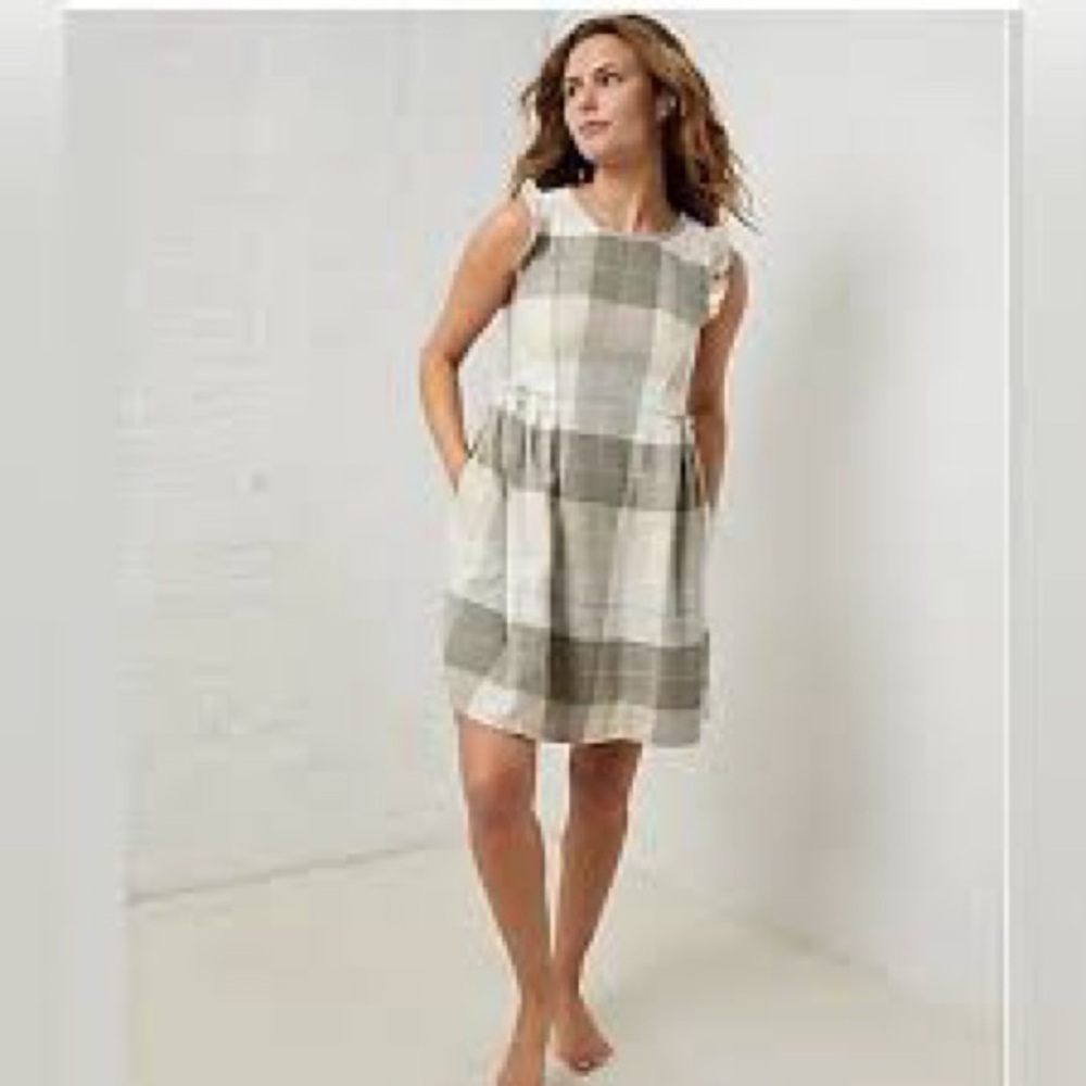 Up West Soft Flannel Dress